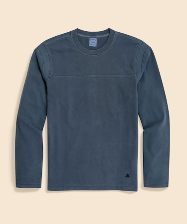 コットンジャージー GFロゴ バックナンバーパッチ ロングスリーブTシャツ