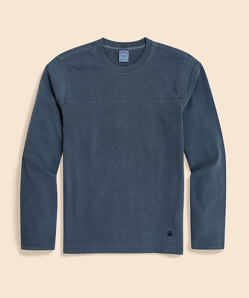 コットンジャージー GFロゴ バックナンバーパッチ ロングスリーブTシャツ