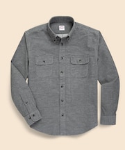 コットン　シャモアクロス　ダブルポケット　カジュアルシャツ　Traditional Fit