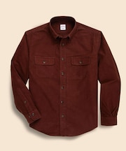 コットン　シャモアクロス　ダブルポケット　カジュアルシャツ　Traditional Fit