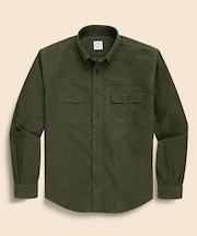 コットン　シャモアクロス　ダブルポケット　カジュアルシャツ　Traditional Fit