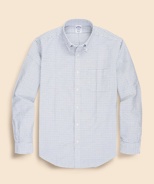 コットン　タッターソール　カジュアルシャツ　Regular Fit