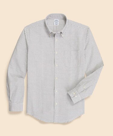 コットン　タッターソール　カジュアルシャツ　Regular Fit