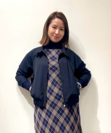 ウール フロントタック ボマージャケット