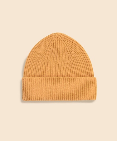 ラムズウール リブニットキャップ