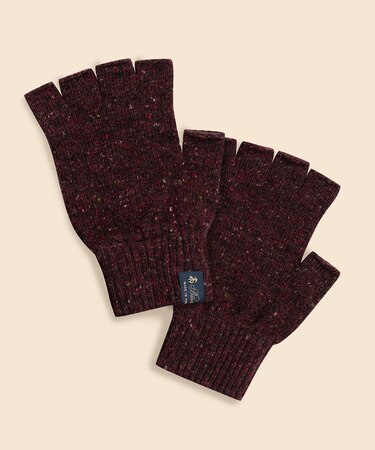 ウール　ドネガル　フィンガーレスグローブ