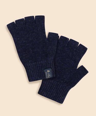 ラムズウール　フィンガーレスグローブ　Made in UK