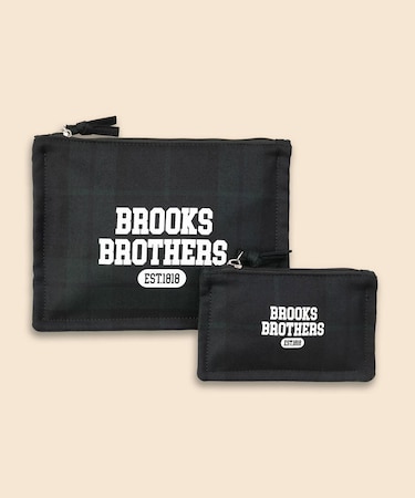 ウールツイル　ブラックウォッチ　ポーチセット