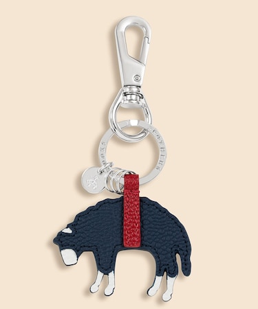 ◆オンラインストア限定◆　カウレザー　GFロゴ　キーフォブ