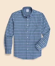 ストレッチオックスフォード　GFロゴ　シーズナルパターン　カジュアルシャツ　Regular Fit