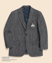 Brooks Brothers × PEANUTS　ハリスツイード　スヌーピーエンブレム　３釦段返りジャケット　Traditional