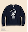 Brooks Brothers × PEANUTS　コットンフレンチテリー　スヌーピープリント　スウェットシャツ