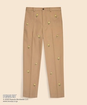 Brooks Brothers × PEANUTS コットンツイル ウッドストックエンブロイダリー チノパンツ Regular