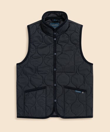 Brooks Brothers×LAVENHAM  ミックフィールド　キルティングベスト　Made in UK