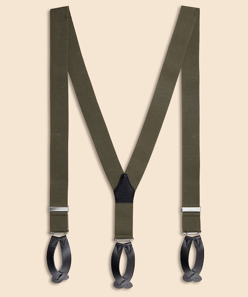 ポリエステルストレッチ ミリタリーサスペンダー Made in UK