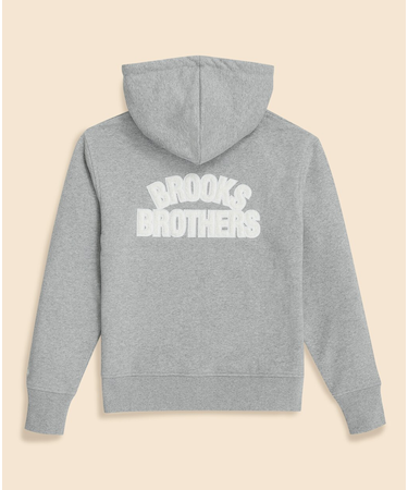 コットンフレンチテリー　BBロゴ　フルジップフーディー