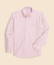 ストレッチオックスフォード　GFロゴ　シーズナルパターン　カジュアルシャツ　Regular Fit