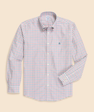 ストレッチオックスフォード　GFロゴ　シーズナルパターン　カジュアルシャツ　Regular Fit