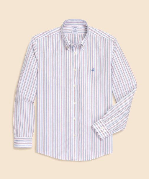 ストレッチオックスフォード　GFロゴ　シーズナルパターン　カジュアルシャツ　Regular Fit