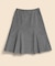 ポリエステル/ウール　ピンヘッド　フレアスカート