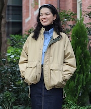 ◆オンラインストア限定◆ ナイロン ショートパッファー ジップジャケット