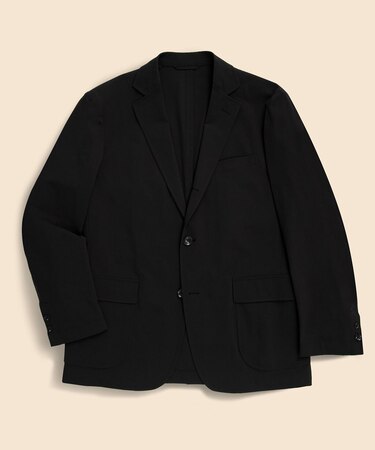 ナイロン／ポリウレタン　ウォッシャブル　段返り３釦サックジャケット　Classic