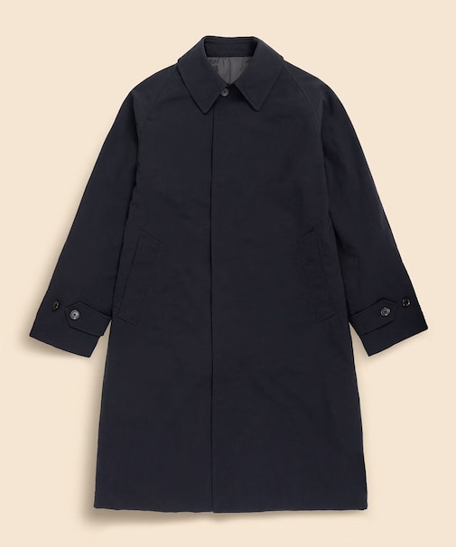 ナイロンタスラン　ラグランスリーブ　バルカラーコート