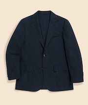 コットンブレンド　ウォッシャブル　段返り３釦アンコンジャケット　TOKYO model