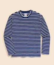 コットン GFロゴ マリナーストライプ ロングスリーブTシャツ