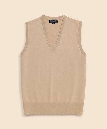 スーピマコットン　Ｖネックベスト