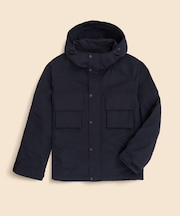 ナイロン　フーデッド　ウィンドブレーカー