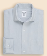 リプロダクト　リネン　ワンピースカラー　ドレスシャツ　Regular Fit