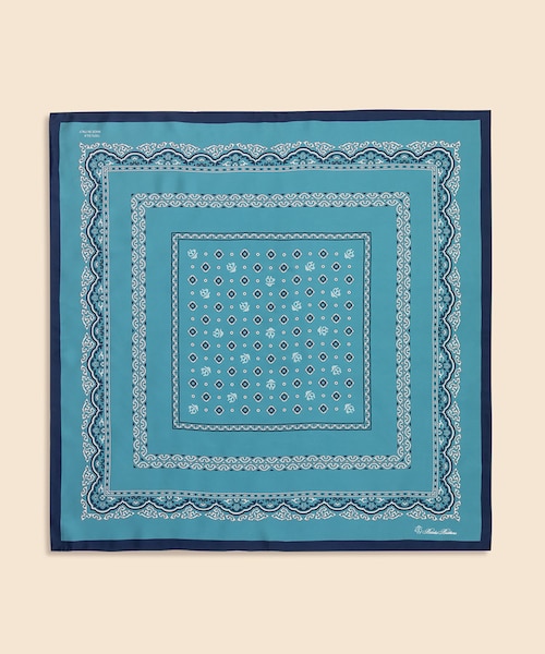 シルク ペイズリープリント スカーフ｜ブルックス ブラザーズの通販