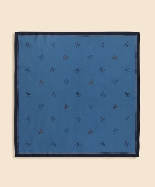 シルク　GFプリント　スカーフ