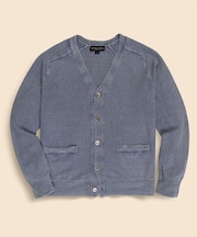 リネン　Vネック　カーディガン