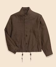 リネン　ショートジャケット