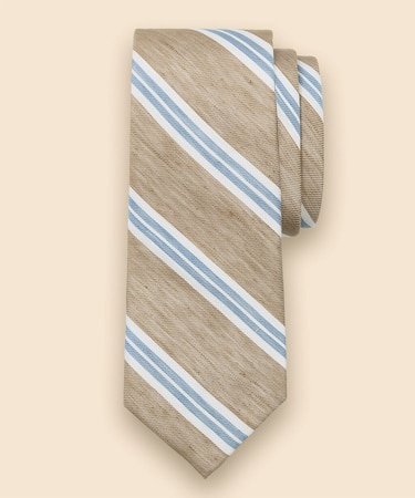 リネン／シルク　BB#1ストライプタイ