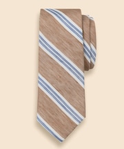 リネン／シルク　BB#1ストライプタイ