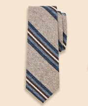 シルク　マルチストライプタイ