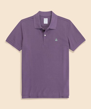 スーピマコットン　ストレッチピケ　GFロゴ　シーズナルカラー　ポロシャツ　Slim Fit