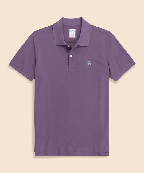 スーピマコットン　ストレッチピケ　GFロゴ　シーズナルカラー　ポロシャツ　Slim Fit