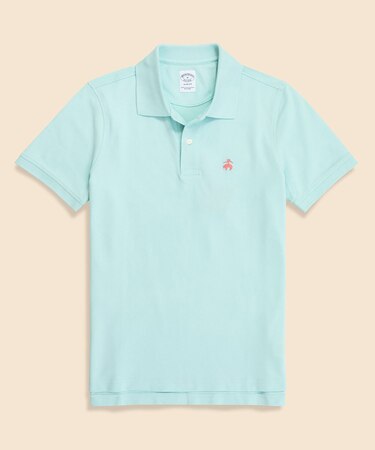 スーピマコットン　ストレッチピケ　GFロゴ　シーズナルカラー　ポロシャツ　Slim Fit