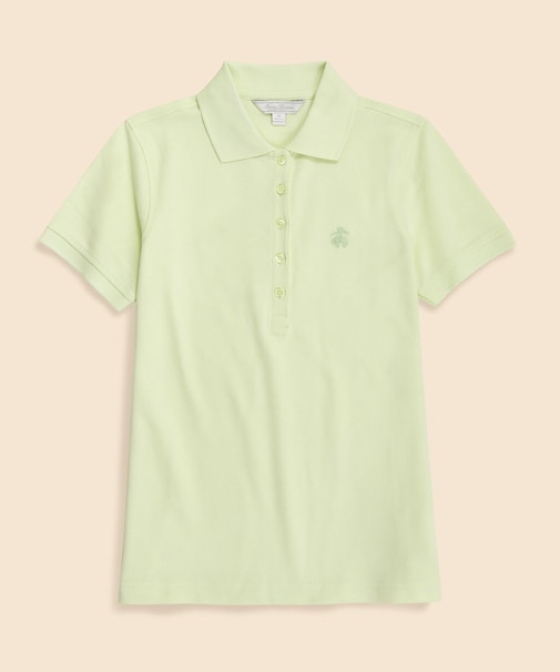 スーピマコットン　ストレッチピケ　GFロゴ　シーズナルカラー　ポロシャツ