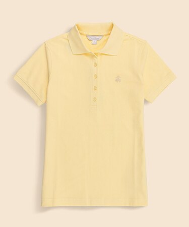 スーピマコットン　ストレッチピケ　GFロゴ　シーズナルカラー　ポロシャツ