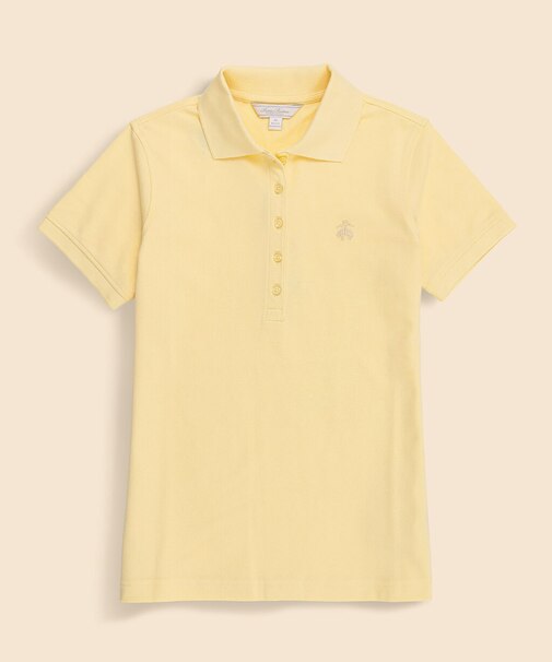 スーピマコットン　ストレッチピケ　GFロゴ　シーズナルカラー　ポロシャツ