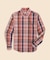 コットン／リネン　マドラスチェック　シャツ