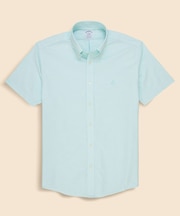 ストレッチオックスフォード　GFロゴ　シーズナルカラー　ショートスリーブカジュアルシャツ　Regular Fit