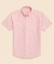 ストレッチオックスフォード　GFロゴ　シーズナルカラー　ショートスリーブカジュアルシャツ　Regular Fit