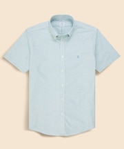 ストレッチオックスフォード　GFロゴ　シーズナルカラー　ショートスリーブカジュアルシャツ　Regular Fit