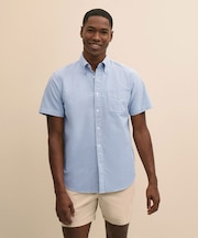 コットン　オックスフォード　ショートスリーブ　フライデーシャツ